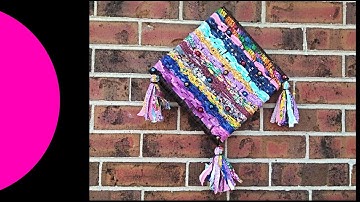 Super Easy Fabric Scrap Weave