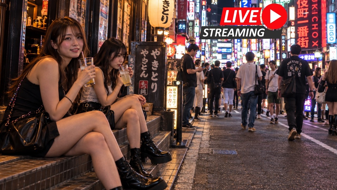 Inside Tokyo’s Most Chaotic Nightlife Zone 🔴 4K LIVE