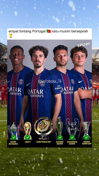 4 bintang Portugal 1 musim bersejarah