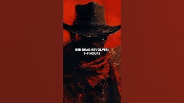 How long it takes for each Red Dead game to finish #shorts #gaming