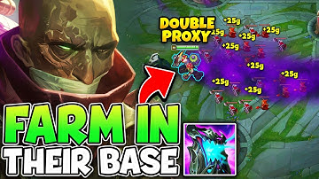 How to ACTUALLY Double Proxy on Singed effectively... (FARM IN THEIR BASE)