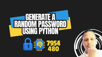 How to generate a random password using Python.
