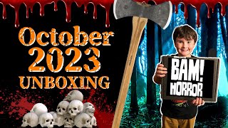 Bam Horror Box October 2023 Autograph Mystery Subscription Box Unboxing & Review