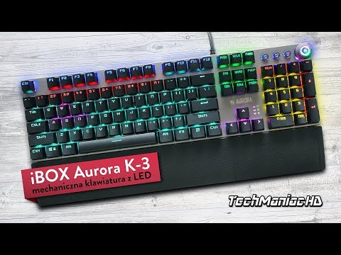 iBOX Aurora K-3 - Mechaniczna Klawiatura LED