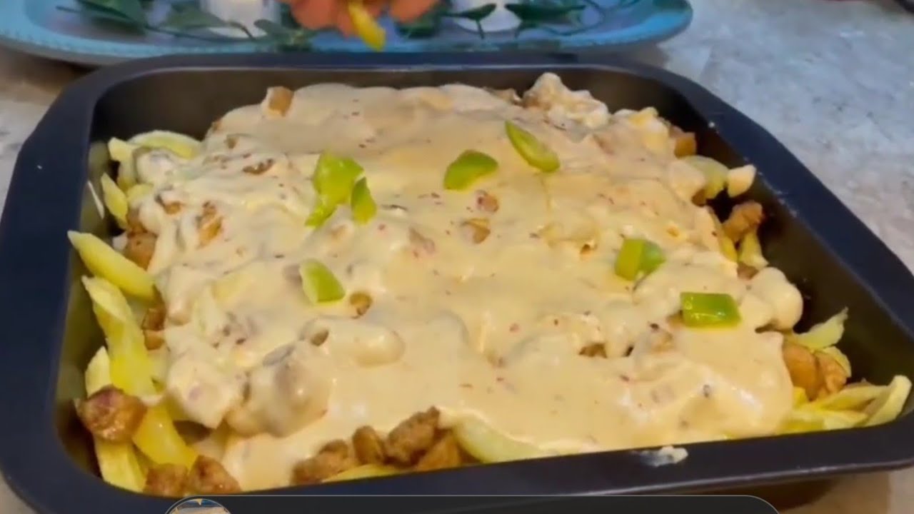 Best  Chicken Loaded Fries with Cheese Sauce 🔥Cheesy Chicken Fries | Loaded Fries Recipe 🍟 