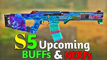 📌Upcoming Balance Changes [BUFFS & NERFS] in Season 5 Cod Mobile | Codm 2023