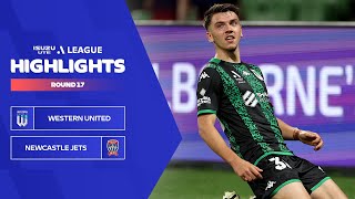 Western United v Newcastle Jets - Highlights | Isuzu UTE A-League 2023-24 | Round 17