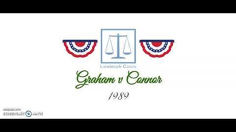 Graham v Connor (1989)