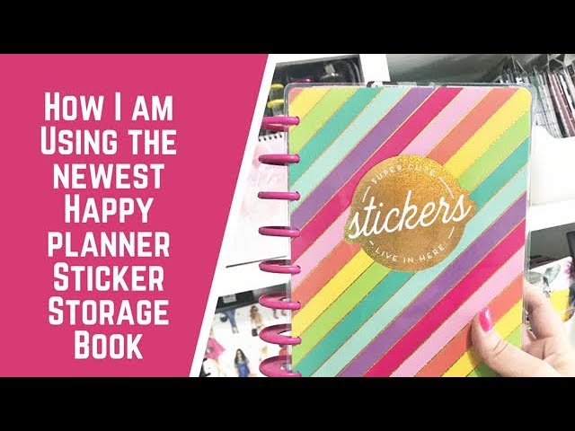 How to Organize Happy Planner Stickers  Happy planner stickers, Planner  sticker book, Planner stickers