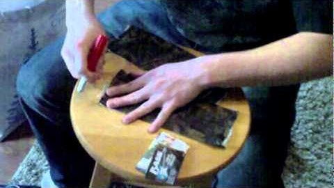 How to make a Duct tape Tri-fold Wallet part 1