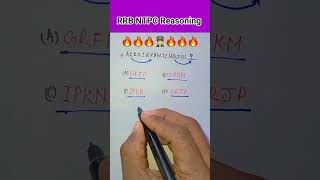 RRB NTPC Reasoning 👌🖋💯 #reasoning #puzzle #maths  #student #exam #motivational #police #dream #new