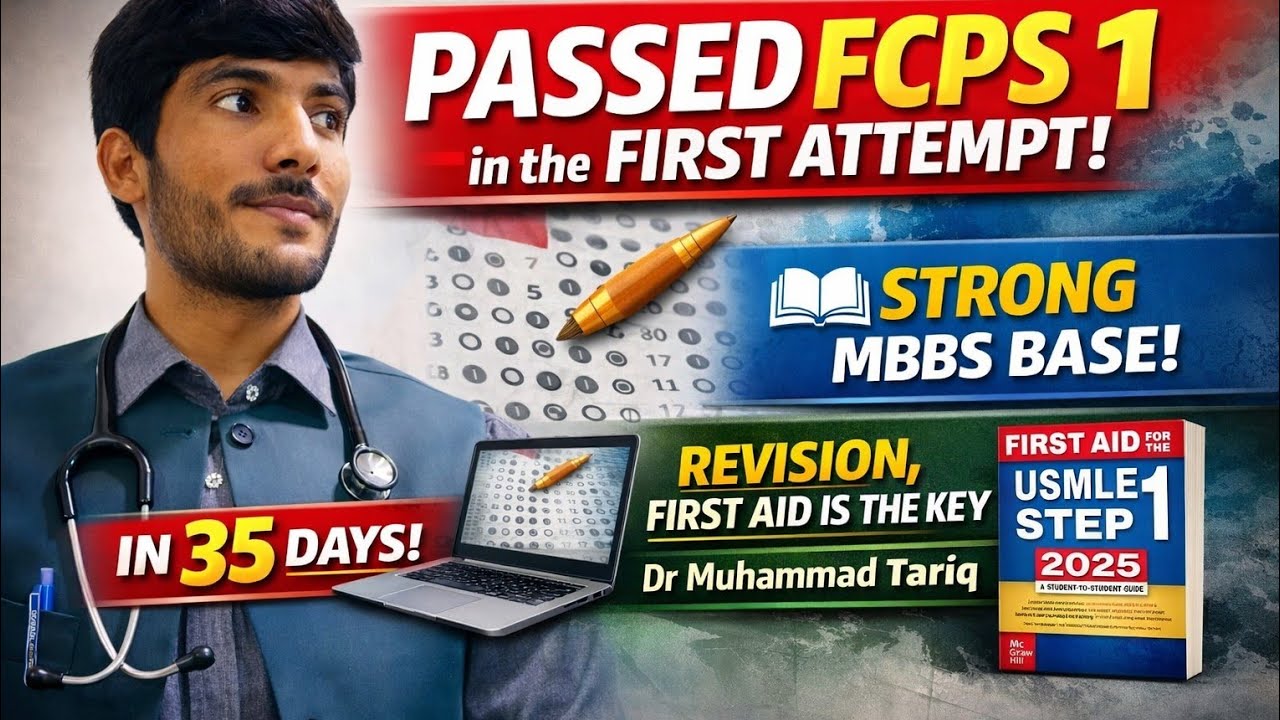 How I Passed FCPS Part 1 in First Attempt | 35 Days Strategy | Dr ...