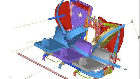 Belt Ancgorage(2nd Seat Walk in) / LS-DYNA
