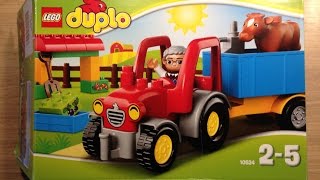Lego Duplo Traktor mit Anhänger und Tieren #10524