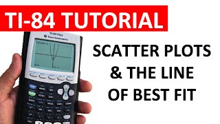Scatter Plots & Line of Best Fit on the TI-84