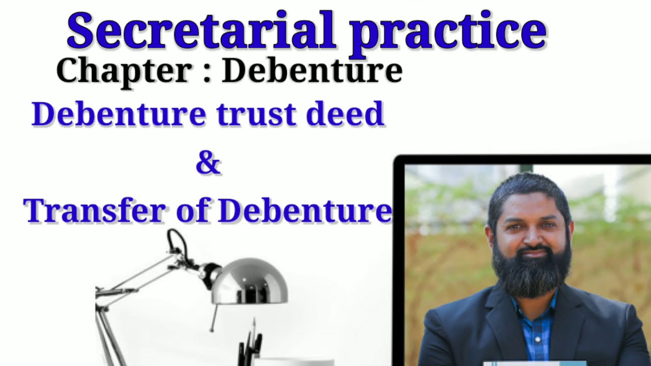 12th SPCC-CH-3-3rd part ll Debenture ll Debenture Trust deed ll procedure for transfer of debenture