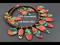 my way to do a sutton slice on polymer clay tutorial FIMO jewelry set earrings & collier