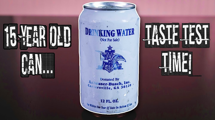 Budweiser Made Canned Water? Let's Try It!