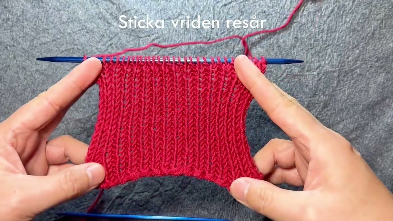 Sticka vriden resår