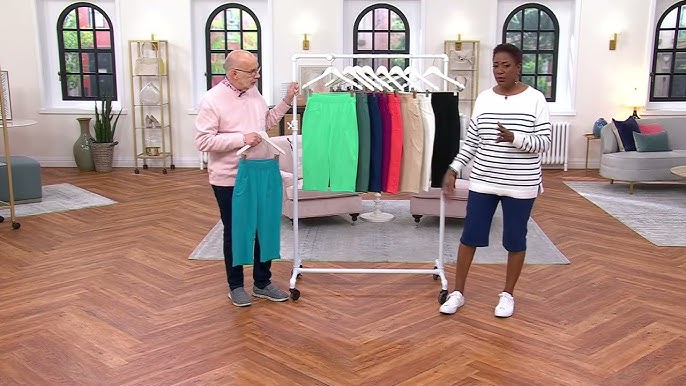 Denim & Co. Active Duo Stretch Leggings with Side Pocket on QVC