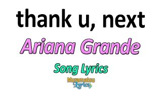 Ariana Grande - thank u, next - Letra / Lyrics