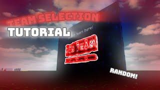 Celebrity how to make random team selection | obby creator Wealth