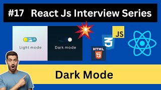 #17 React Js Challenge Day 17 | Toggle ⚫️ Dark mode in react js ☀️