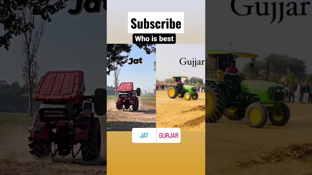 jat vs gujjar tractor