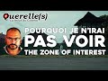 Humeur  je ne verrai pas zone of interest