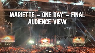 Mariette - One Day - Melodifestivalen 2023 - Audience View