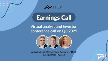 NFON AG Earnings Call: Virtual analyst and investor conference call on Q3 2025 - 20.11.2025