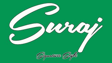 Suraj Name Signature Style | Suraj Signature Style | S Name Signature Styles