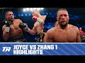 Relive joyce vs zhang 1  a heavyweight upset for the ages  zhangjoyce2  sat espn  highlights