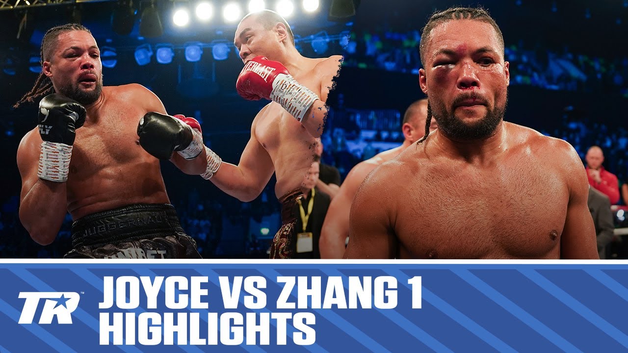 Relive Joyce vs Zhang 1 A Heavyweight Upset for the Ages #zhangjoyce2 Sat ESPN+ HIGHLIGHTS