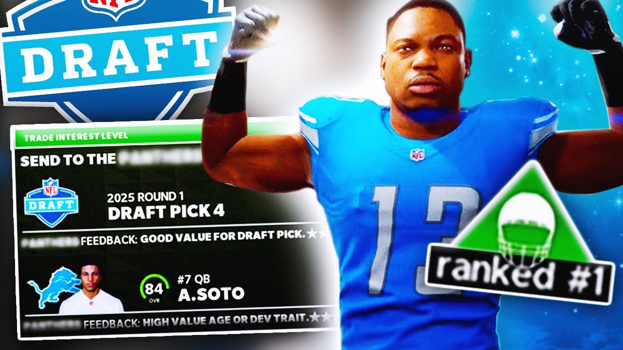 I Drafted the BEST PLAYER EVER! Madden 22 Lions Franchise Offseason