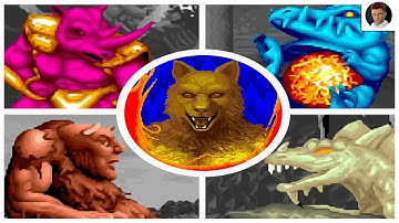 Altered Beast (Arcade Version) All Bosses + Ending