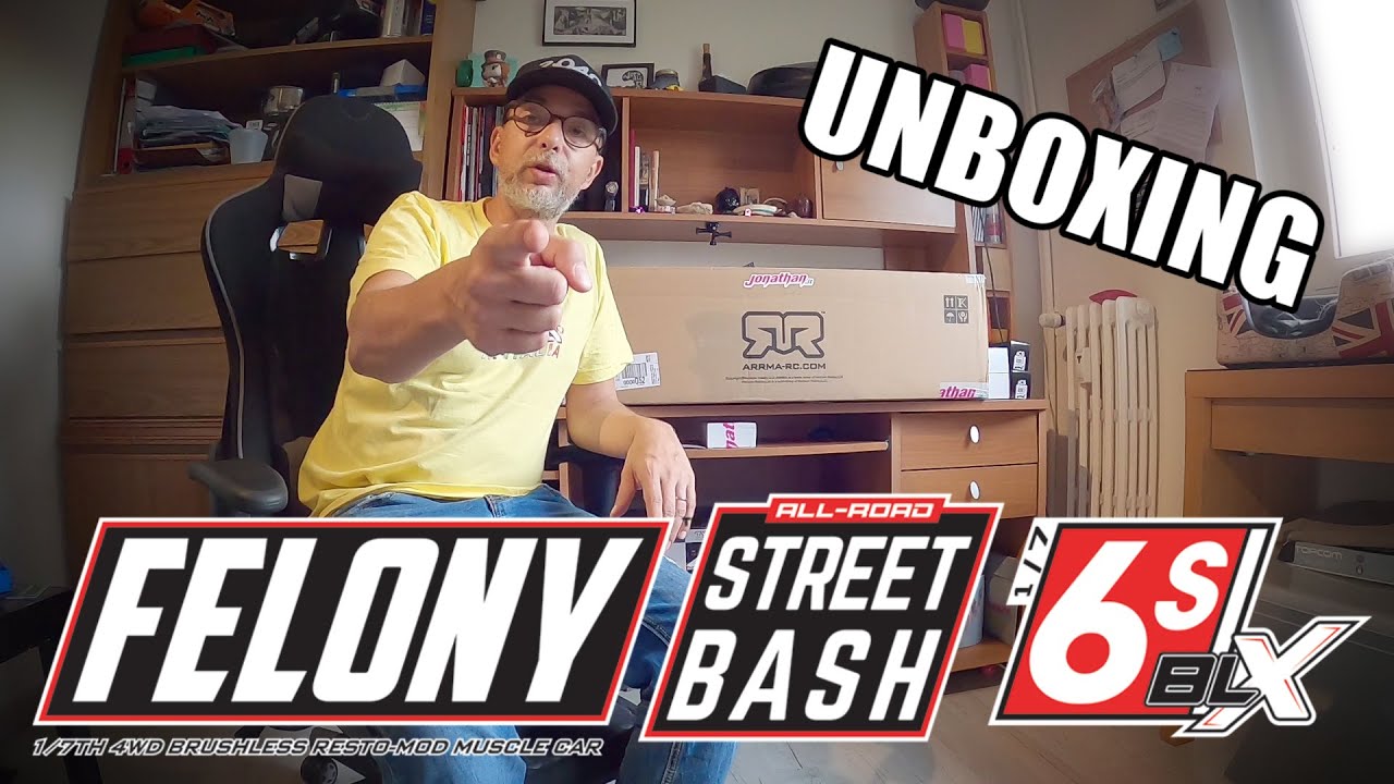 2040 RC - ARRMA FELONY 6S BLX Street Bash All-Road Muscle Car - Unboxing [ITALIAN]
