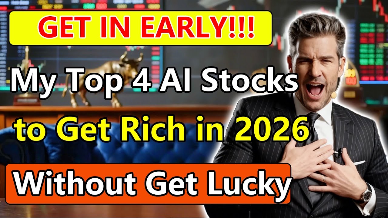 GET IN EARLY! My Top 4 AI Stocks to Get Rich in 2026 （Without Getting Lucky）