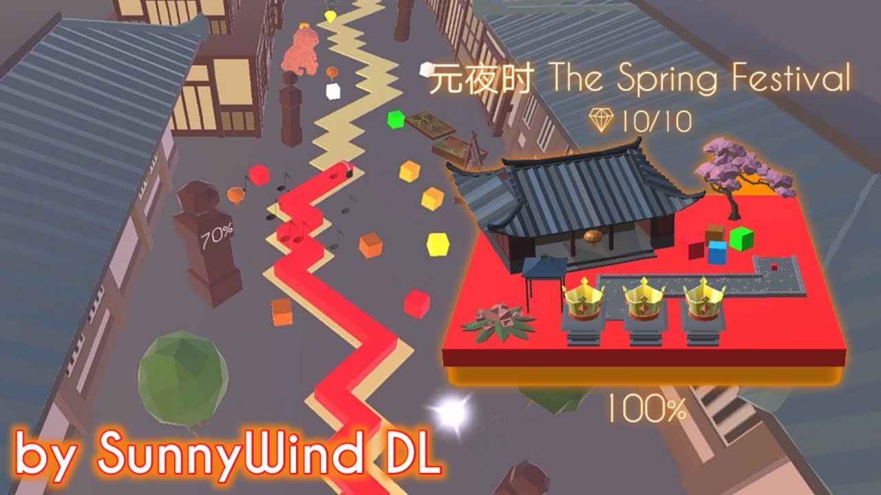 Dancing Line [Fanmade Android] - The Spring Festival by Windline - YouTube