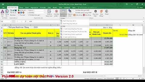 Quản lý dự toán theo hạng mục rất chuyên nghiệp