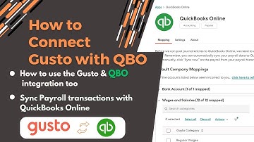 Sync Gusto Payroll with QuickBooks Online | Step-by-Step Integration Guide