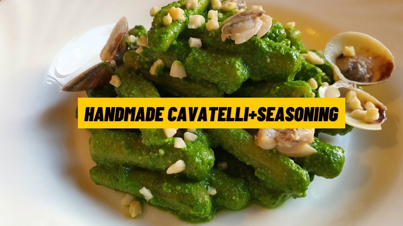ORIGINAL CAVATELLI PASTA: THE BEST SEASONING - YouTube
