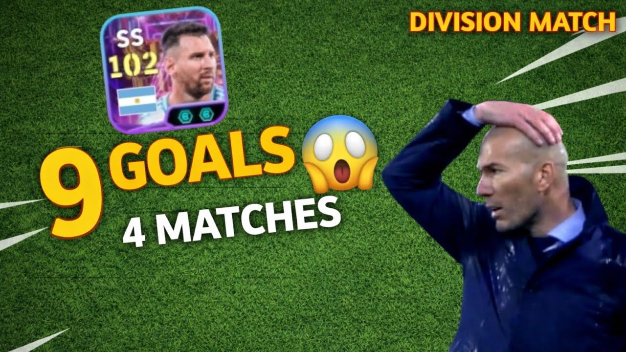 9 GOALS. 4 MATCHES. MESSI 😈 | Division Matches | eFootball Gameplay 