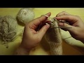РукамиMADE #2::Носки из собачьей шерсти спицами