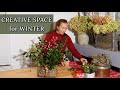 Tour of my garden creative nook in the house perfect for winter