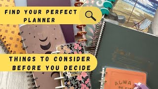 How to choose the Perfect planner for 2025/Things to consider/How to be a better planner & organizer