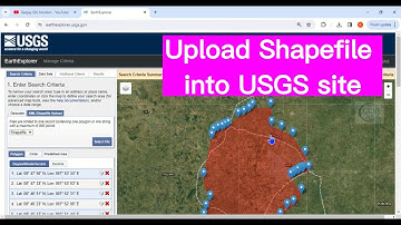 How to upload study area Shapefile into USGS site