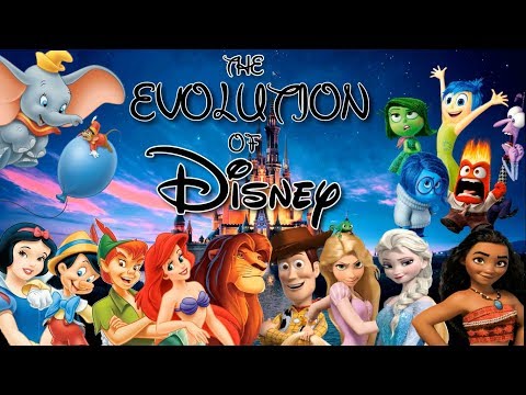The Evolution Of Disney (1937-2018)