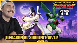 ¡NO ESTABA LISTO PARA DOS NUEVAS DIGIEVOLUCIONES!😱 | Reacción DIGIMON TAMERS Ep.16-18 (Primera vez)