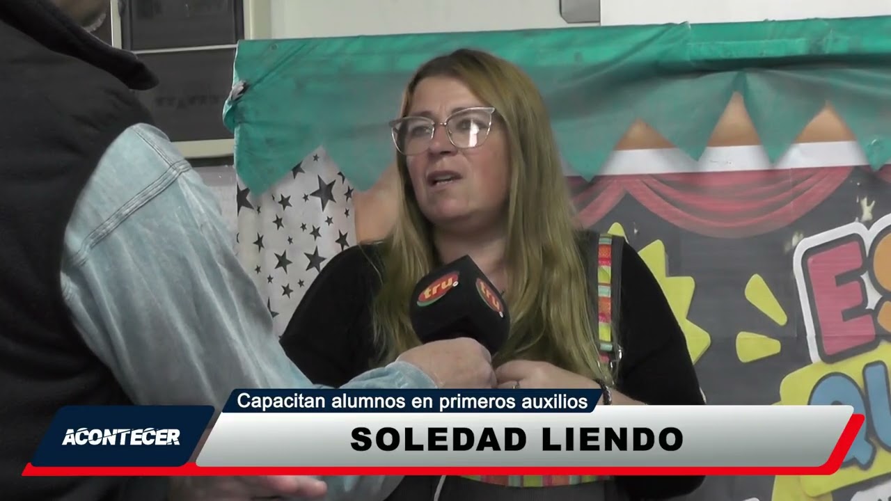 Marcos Juárez: Capacitan alumnos de la Escuela Mariano Moreno en primero auxilios. Más detalles